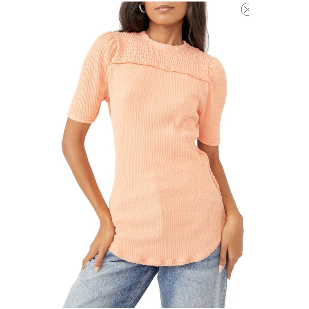Free People Care Red Delicious T-shirt